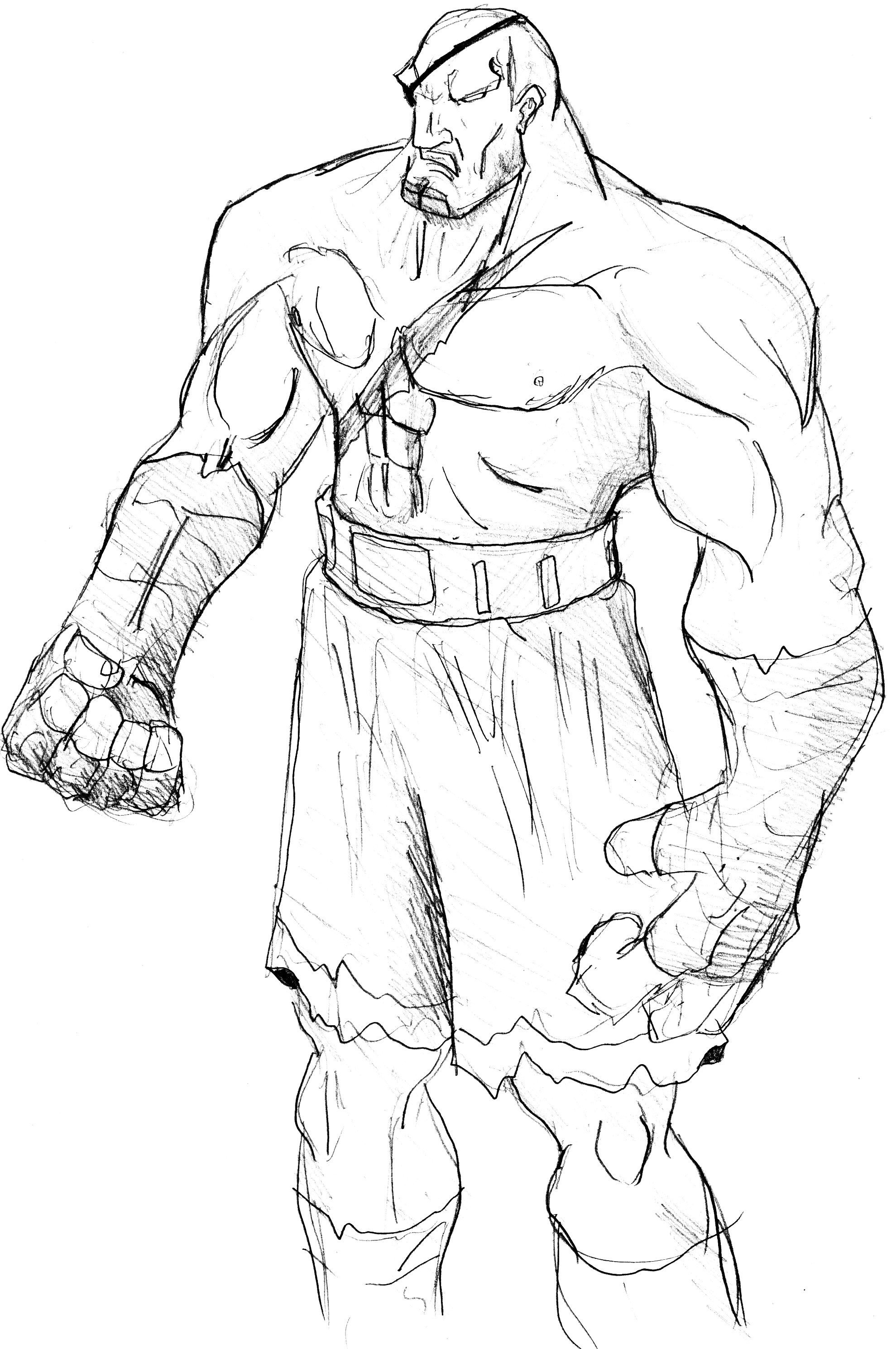 SKETCHES #04 - SAGAT