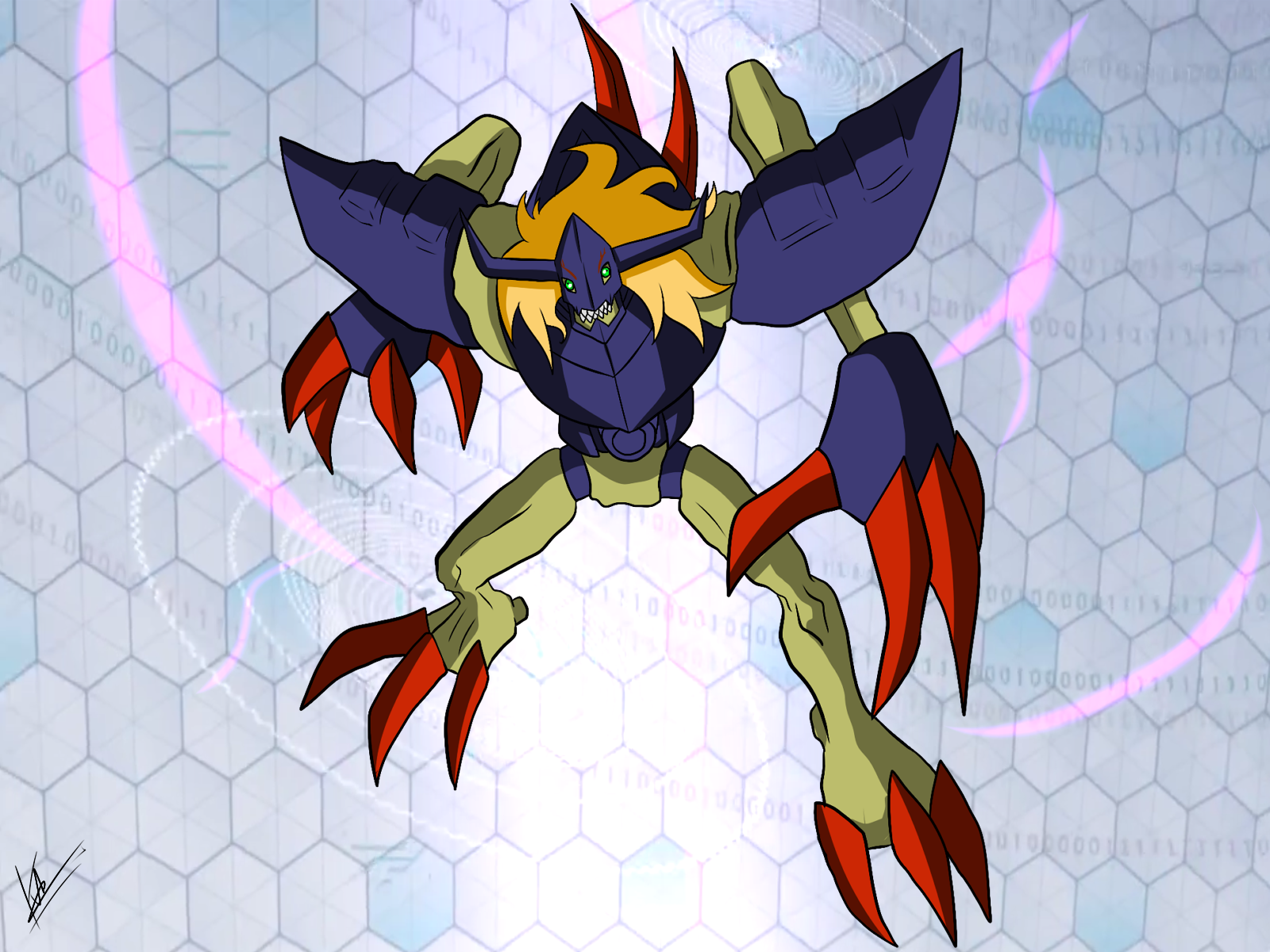 Diablomon - Wikimon - The #1 Digimon wiki  Digimon, Digimon digital  monsters, Digimon adventure tri