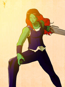 The Marvel VS. Capcom 2 Hyper Portraits - Gamora
