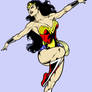 Wonder Woman in flight