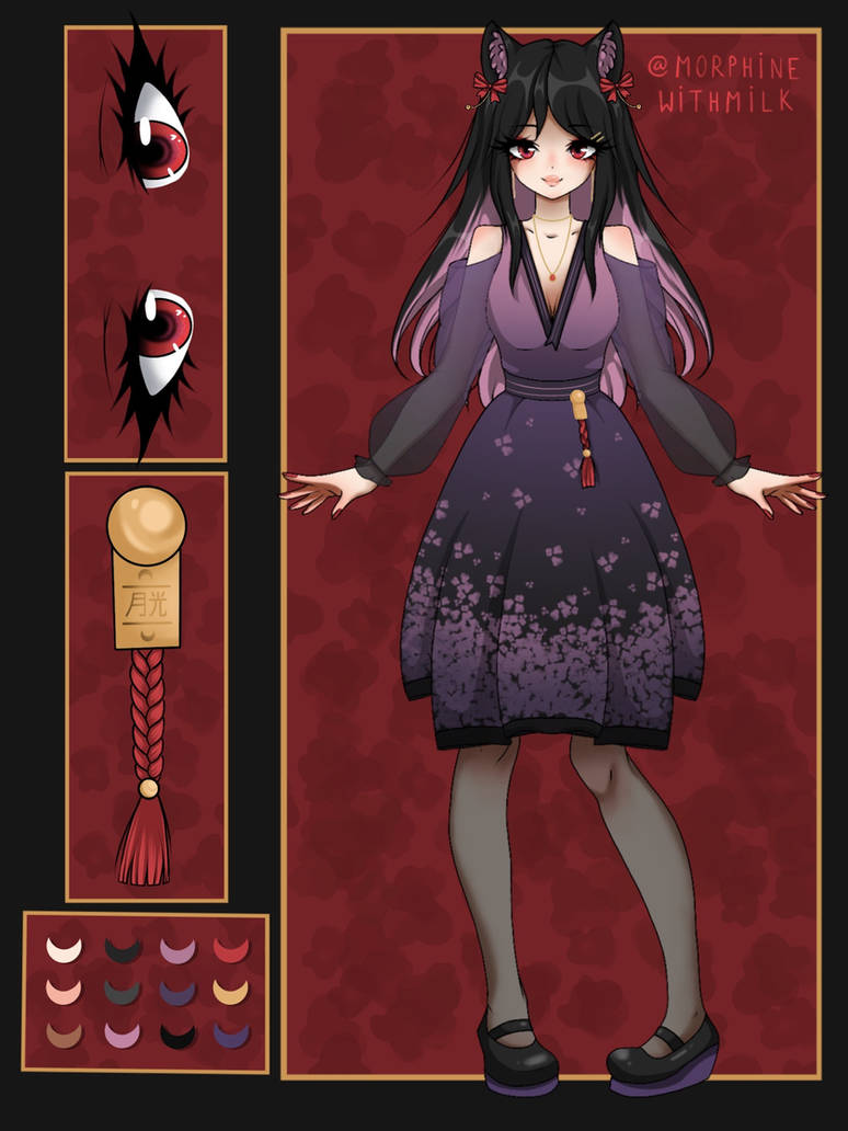 Character reference sheet by morphinewithmilk on DeviantArt
