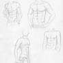 Sketch time #1 Men's abs