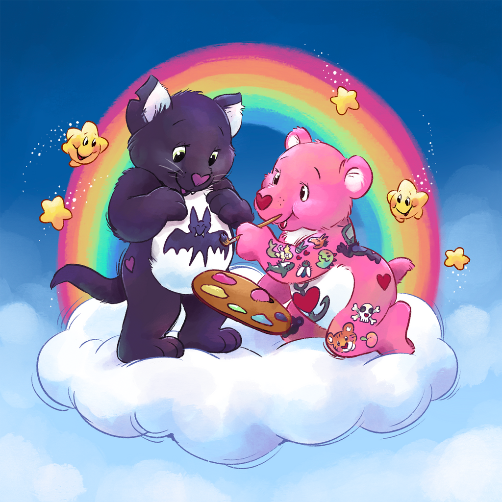 Bear Deviantart Rapper Care Bears Tattoo Artist by batcrooks on DeviantArt