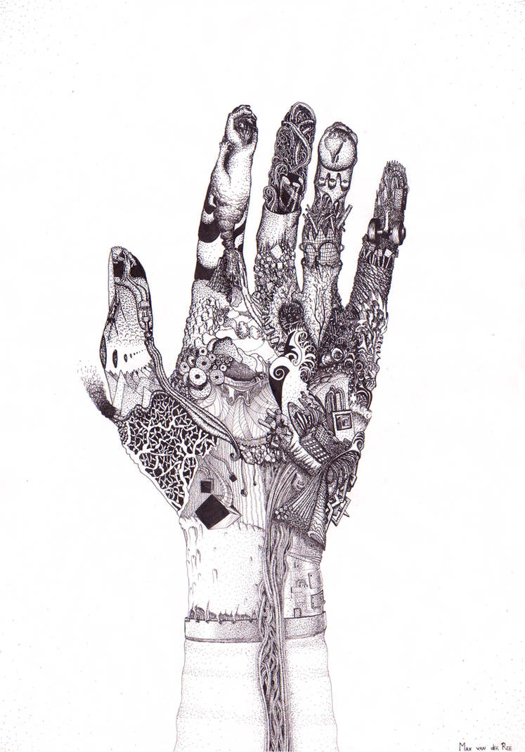 Abstract Hand by arttotheMAX