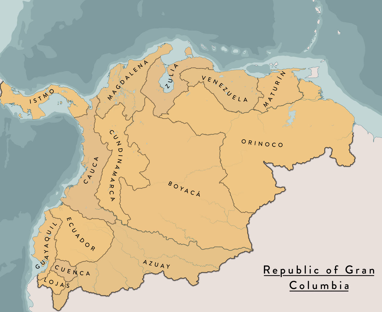 Regions Of Gran Colombia By Jebanczyk On DeviantArt regions-of-gran-colombia-by-jebanczyk-on-deviantart