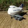 Egg Plane United Airlines Boeing 747