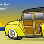 1948 Ford woody toon