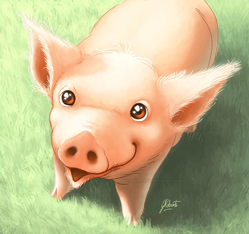 Commission: Piggy Portrait