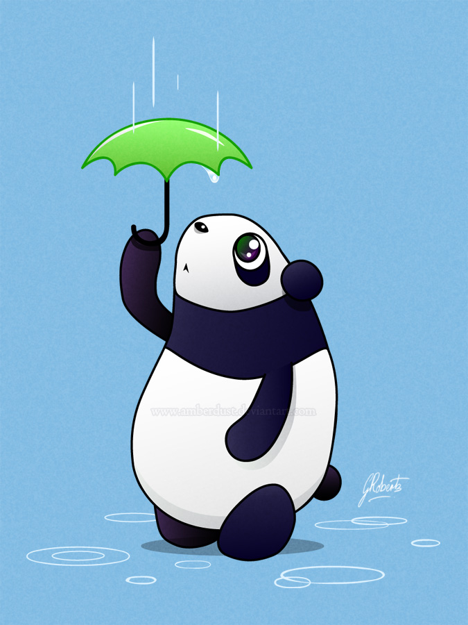 Sad Panda by AmberDust
