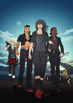 FFXV: The Ladies in Leather Roadtrip
