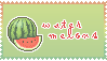 i love watermelons stamp