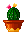mini cactus pixel by stargirlcaraway