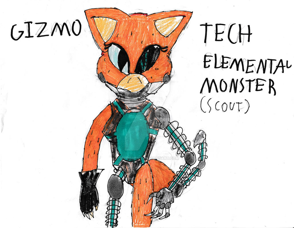 tech elemental monster revamped gizmo by SpiritGenie on DeviantArt