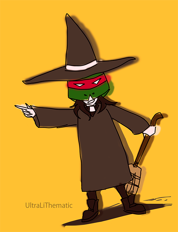 Teenage Mutant Ninja Turtle Witch