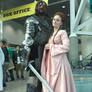The Hound and Sansa Stark at Comikaze Expo 2014