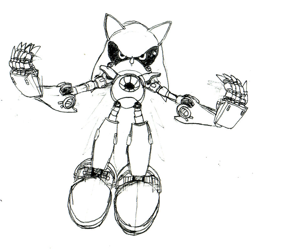 Neo Metal Sonic Sketch by SRB2-Blade on DeviantArt
