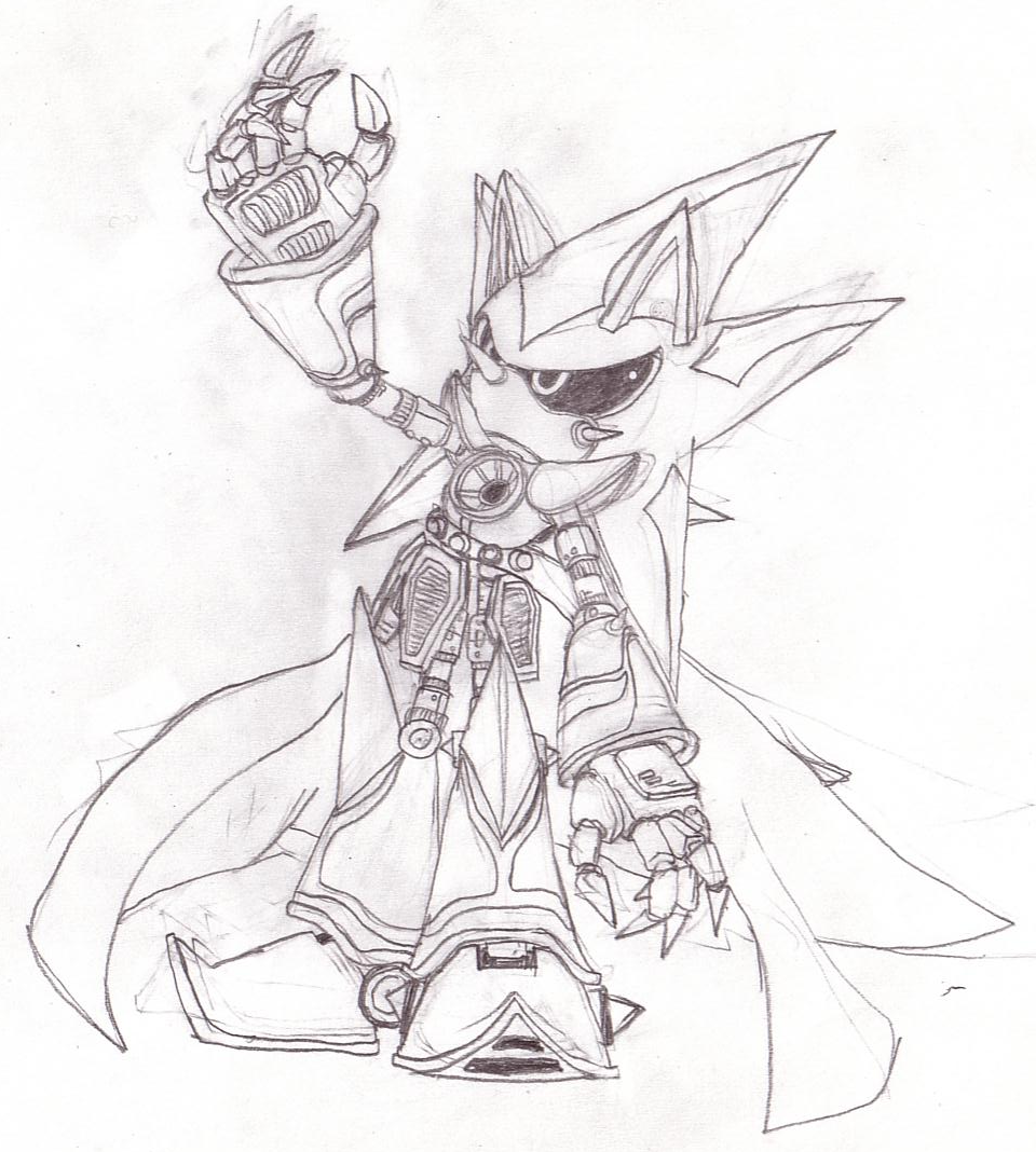 Bechno: Such a State!, Can you draw Neo Metal Sonic?