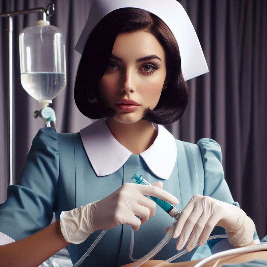 Gloves vintage nurse practice injection by acathelas on DeviantArt