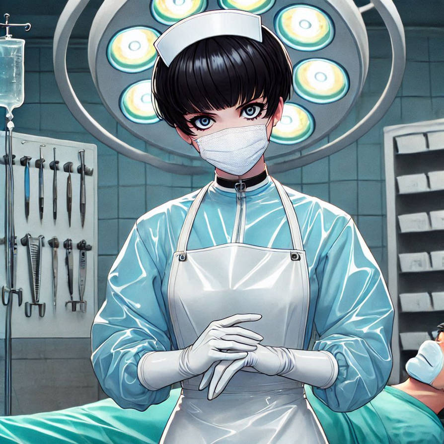 Anime surgery pvc apron nurse 6 by acathelas on DeviantArt