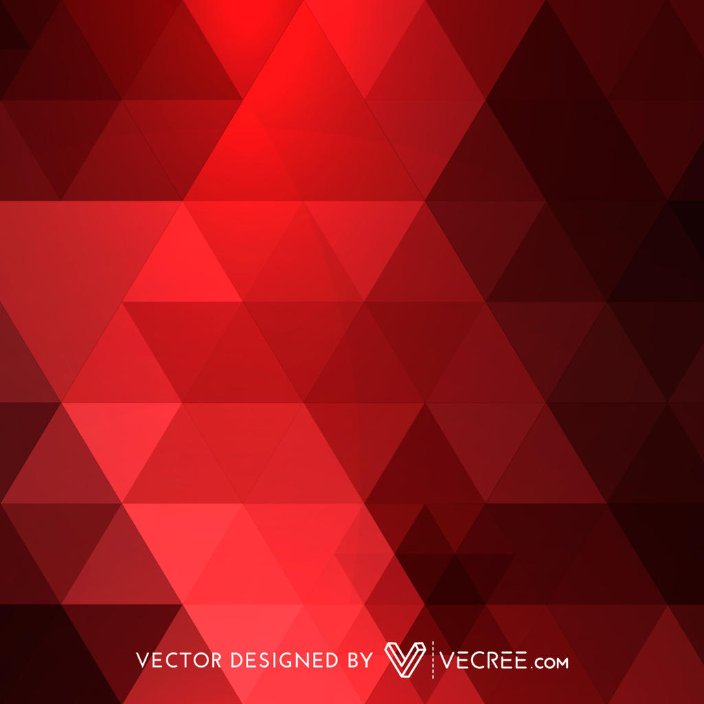 Modern Triangle Red Pattern Free Vector by vecree on DeviantArt