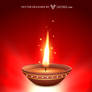 Glowing Diwali Diya Free Vector
