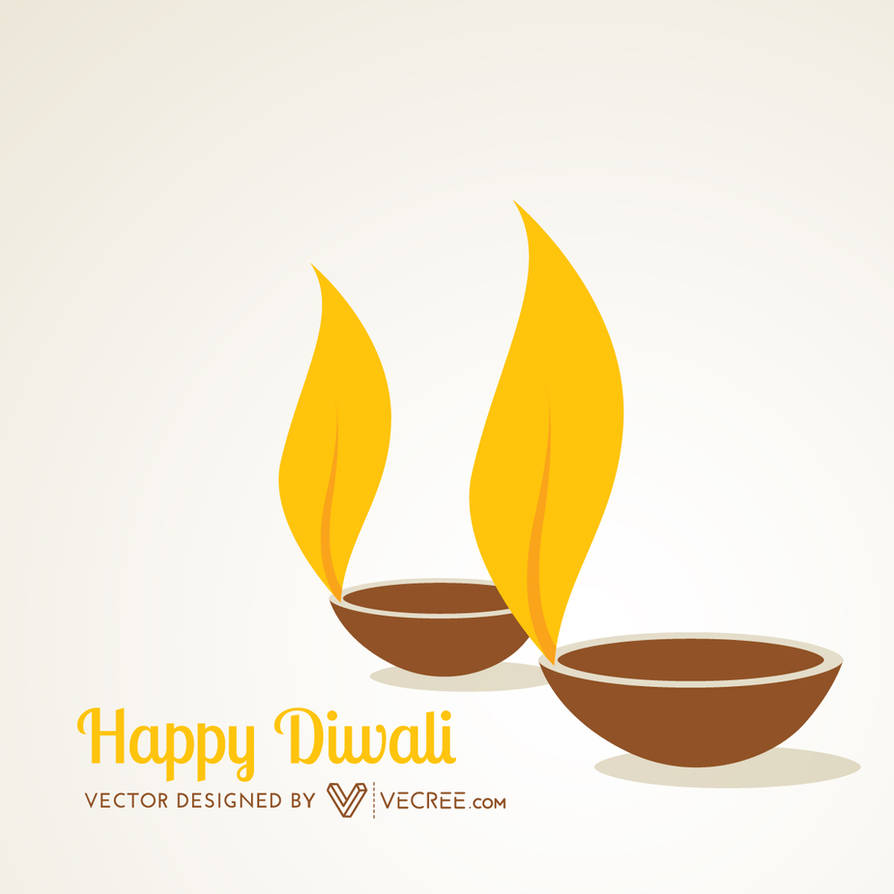 Deepawali Diya Free Vector by vecree on DeviantArt