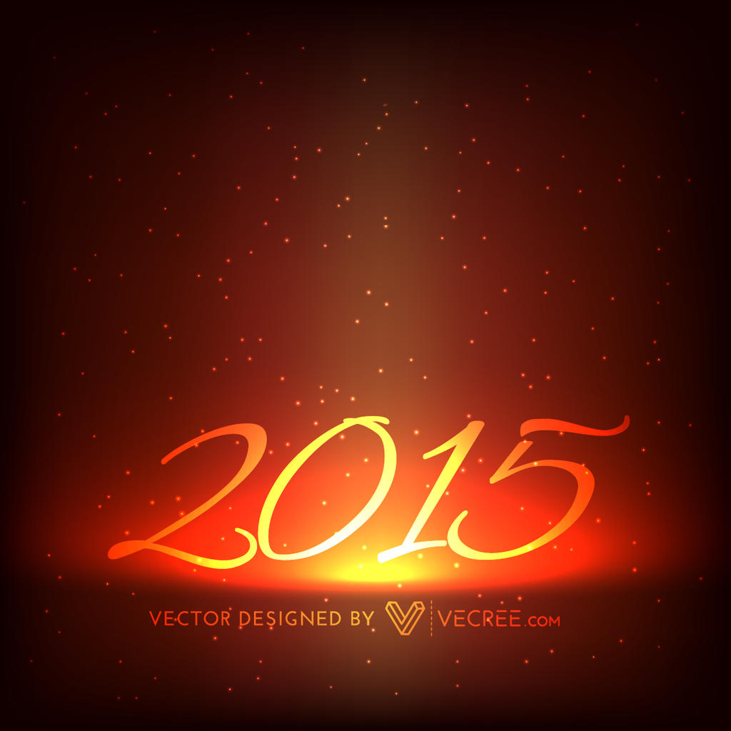 2015 Creative New Year Free Vector