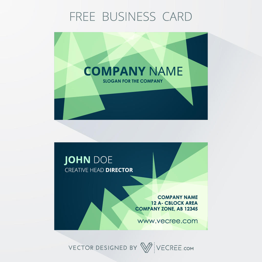Creative Business Card Free Vector