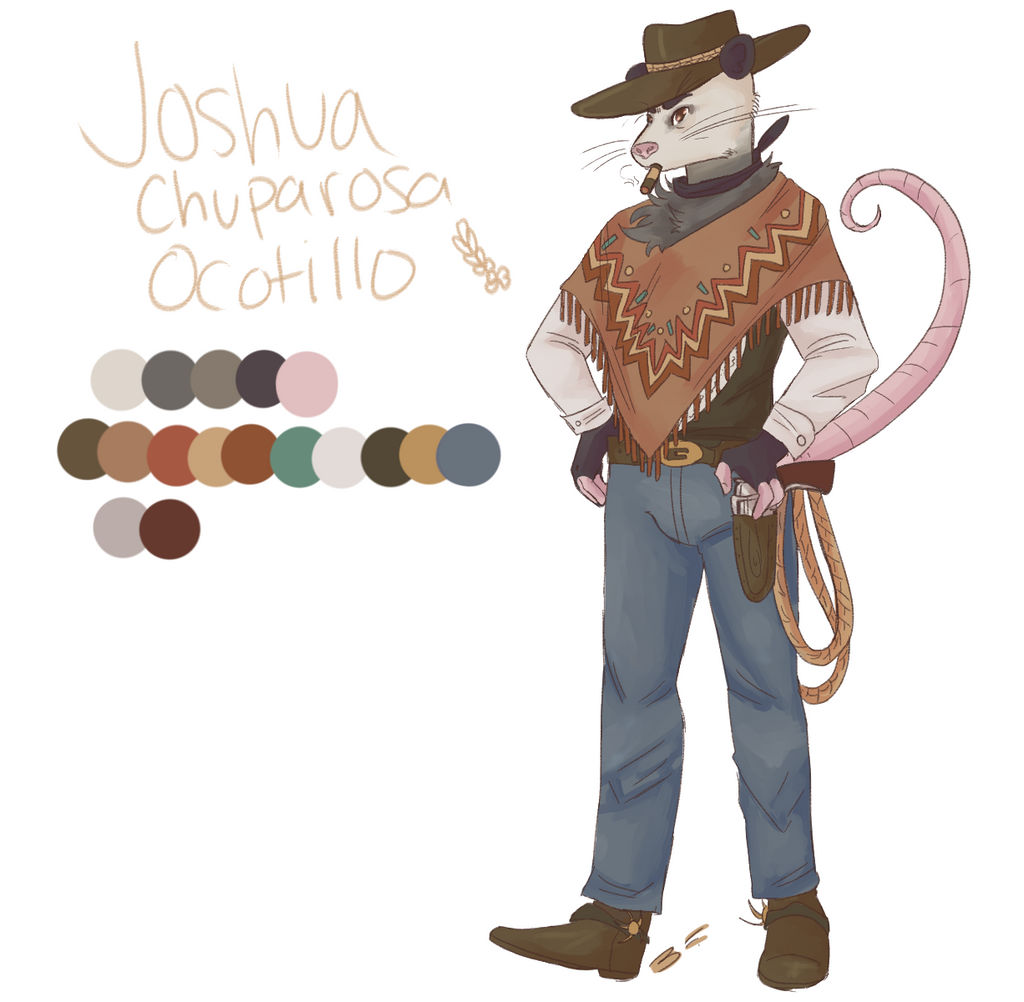 Joshua - opossum oc by crabbyclaw on DeviantArt