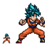 Goku Ssj Blue-New Stand-JUS