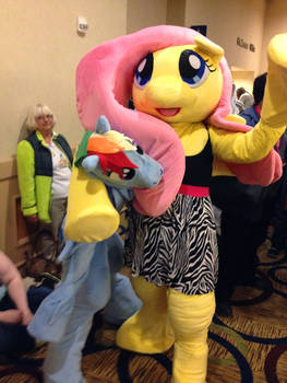 BABScon 2015: Fluttershy Pwns Rainbow with Hugs