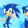 Sonic and Megaman