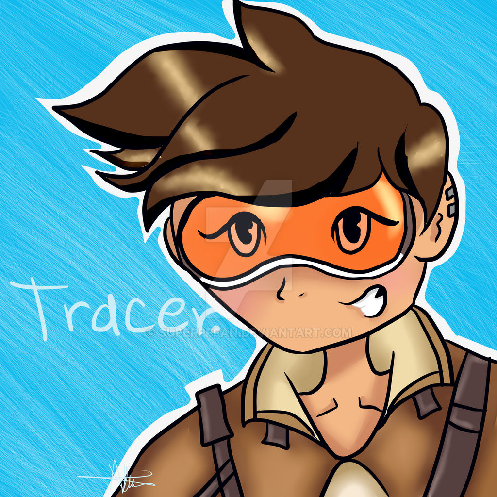 Tracer Deviantart Overwatch_Tracer_Fanart by SUPERPFFAN on DeviantArt