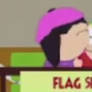 A Screenshot Of Wendy Kissing Cartman At School