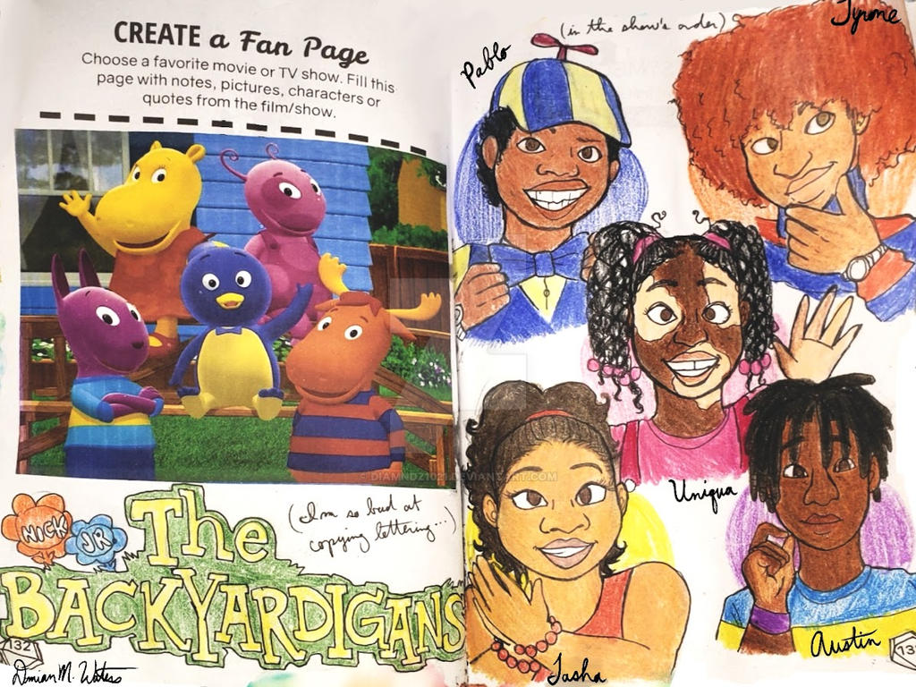 The Backyardigans Characters. Deviantart Create this Book- Backyardigans Fan Page by diamndz1021 on DeviantArt