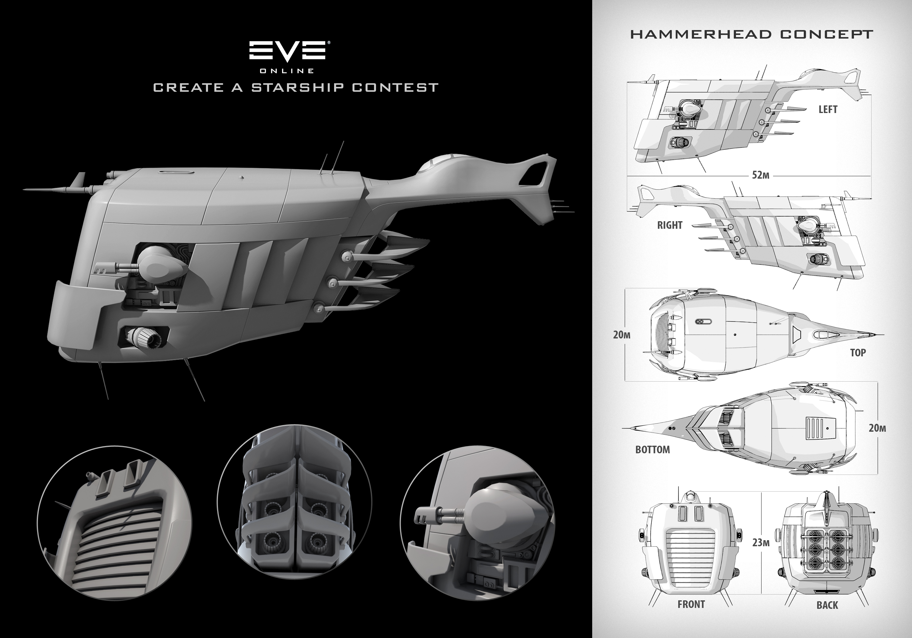 HammerHead - Starship Concept