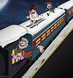 Gravity Falls Polar Express AU