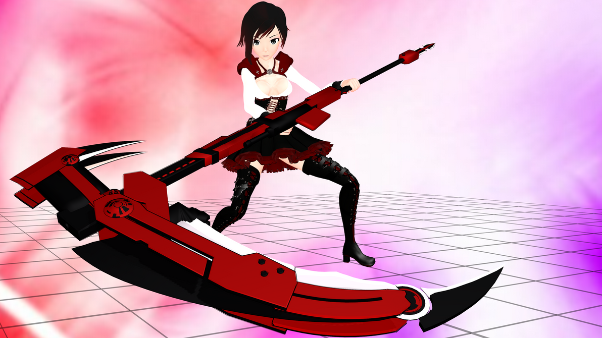 Ruby Rose Defeated Ruby Rose Battle pose-04 by AnimationUnderground on DeviantArt