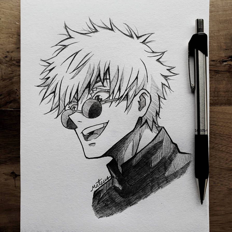 Satoru Gojo de Jujutsu Kaisen by MateusGzArt on DeviantArt