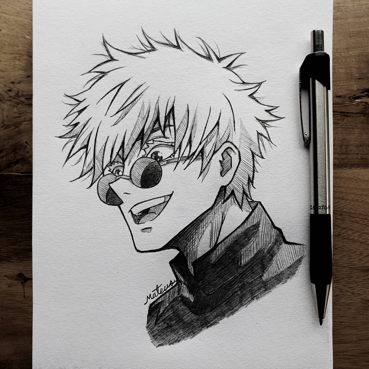 Gojo Rasm Satoru Gojo de Jujutsu Kaisen by MateusGzArt on DeviantArt