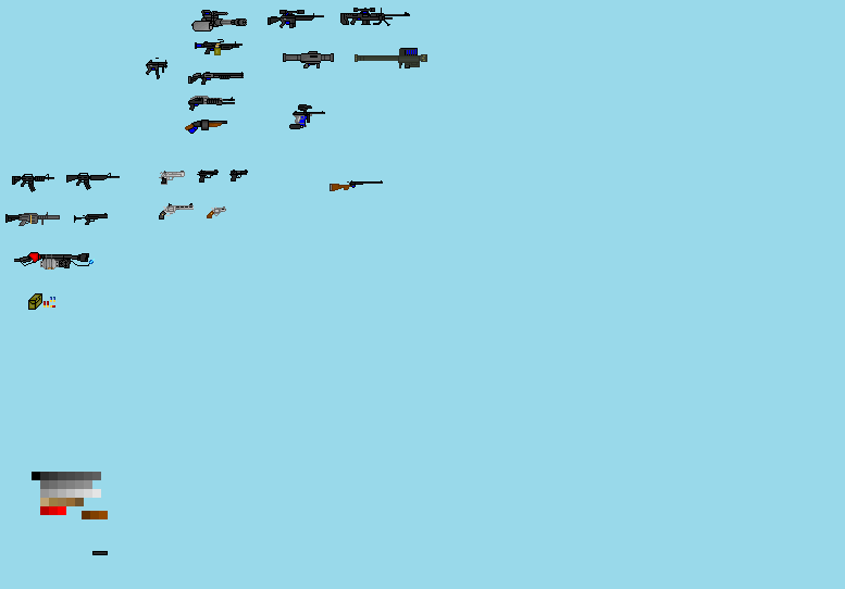 Gunlock Sprites Guns sprites by Fredo63as by jp222 on DeviantArt