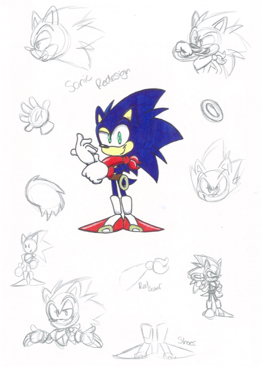 Writing Sonic Design Sonic The Hedgehog: Custom Design by Smaximations on DeviantArt