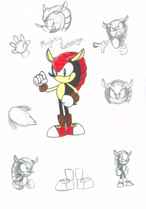 Mighty the Armadillo by ChrisRWS on DeviantArt