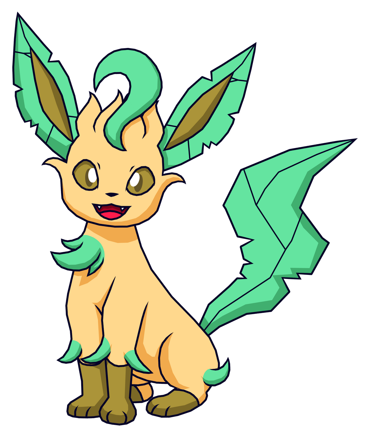 Leafeon Art Shiny By Smaximations On DeviantArt leafeon-art-shiny-by-smaximations-on-deviantart