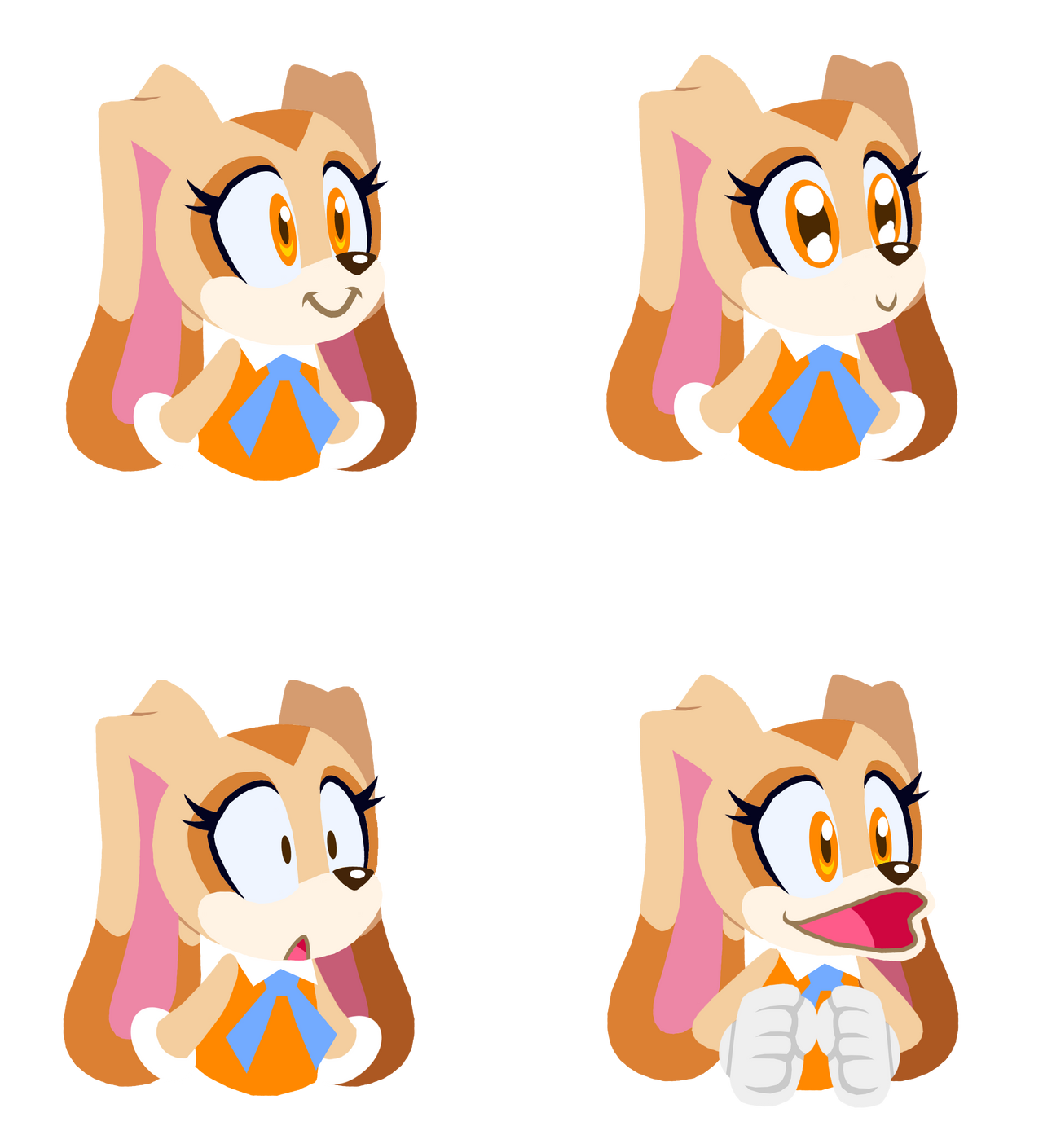 Cream's Random Expressions by Smaximations on DeviantArt