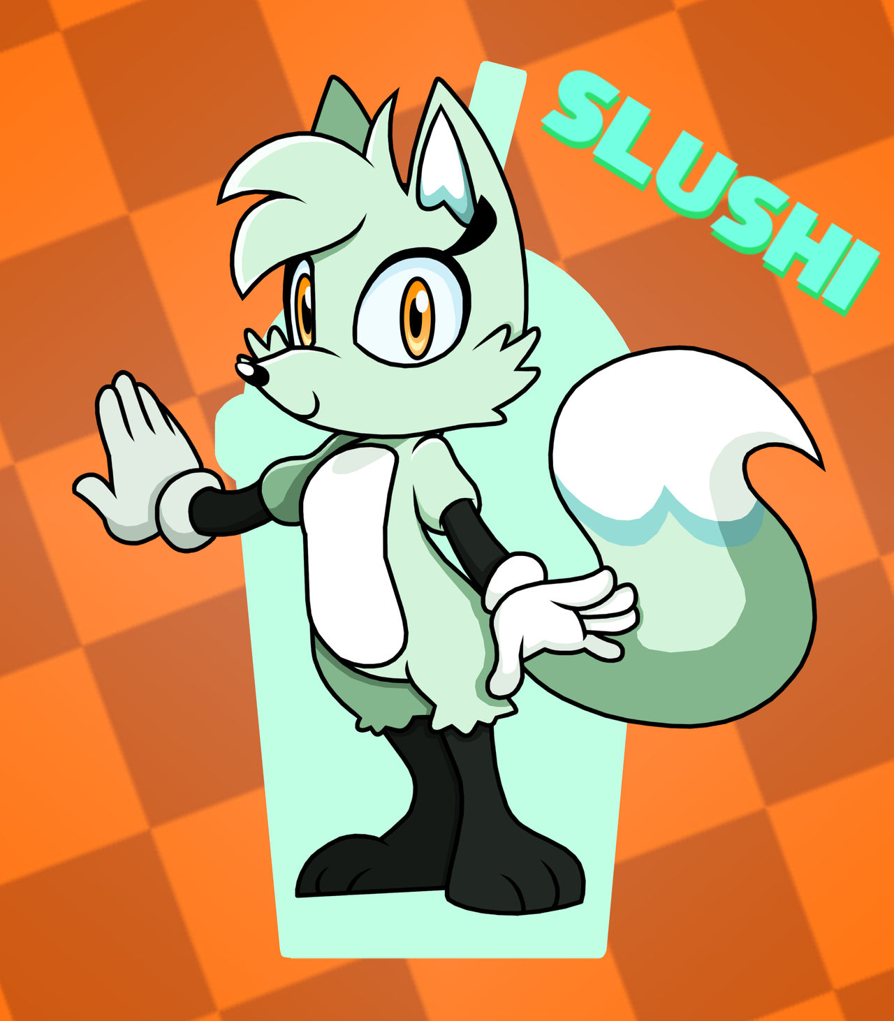 Sonic Styled Slushi(Chikn Nuggit) by Smaximations on DeviantArt