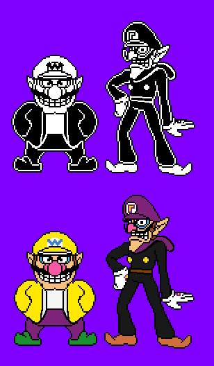 Wario and Waluigi (for my own AU) Updated