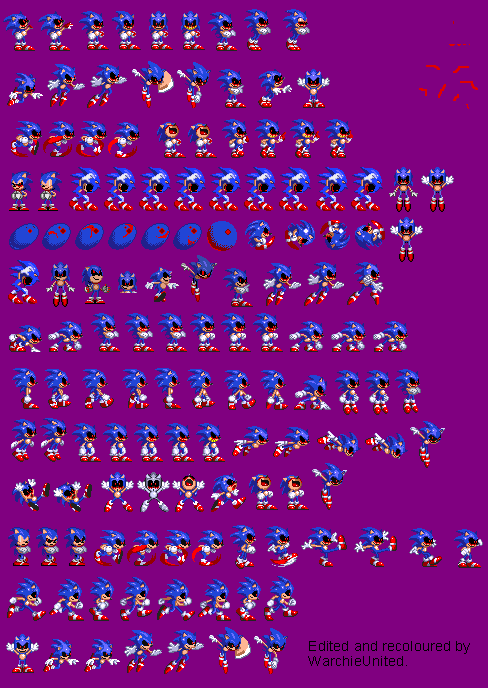 Sonic.Exe Animation Sprite.Ver by Eclyse069 on DeviantArt