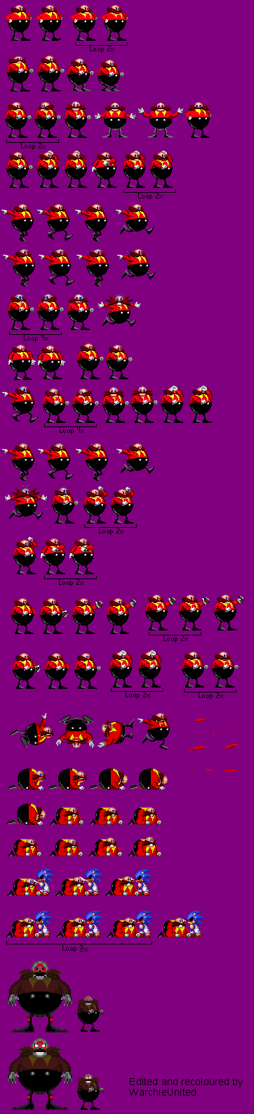 Sonic 1 Redefined - Sonic Sprites by JacobLeBeauREAL on DeviantArt