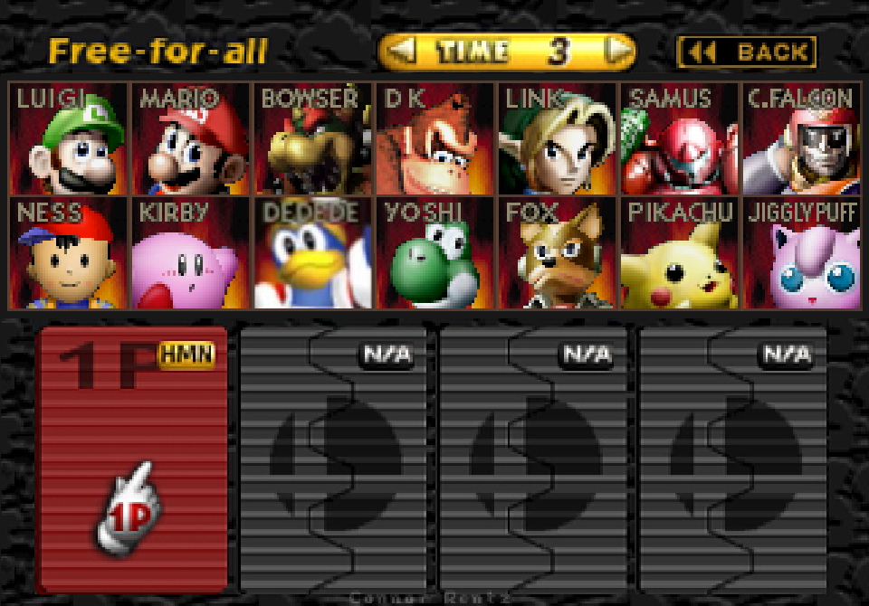 Super Smash Bros. 64 Character Roster (My Take) by WarchieUnited on  DeviantArt